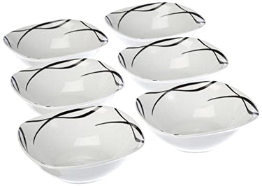 Mäser 991365 Serie Oslo, Zuckerdose und Milchkännchen Set, klassisch, zeitlos, elegant, Porzellan, schwarz-weiß im Sale